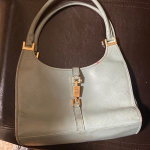 Authentic blue gucci purse
